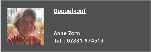 Doppelkopf   Anne Zorn Tel.: 02831-974519